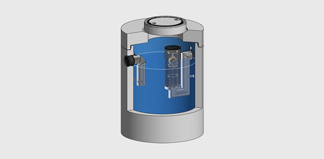 NeutraCom - ABKW-Abscheider mit Sedimentationseinrichtung System A