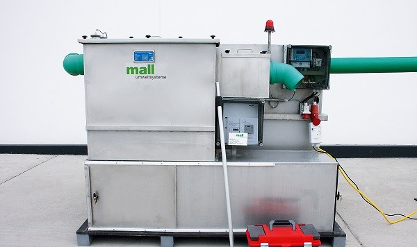 Mobiler Miet-Abscheider NeutraRent zur temporären Behandlung von Leichtflüssigkeiten – ABKW-Abscheider – Mall Umweltsysteme